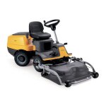 Stiga stiga park 300 m - tondeuse autoporte  coupe frontale - moteur essence stiga 71 kw - plateau ...