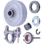 Pour stihl 026 ms260 trononneuse 7 - spline kit de pignon de pompe  huile avec tambour d?embrayage ...