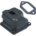 Pour stihl 044 ms440 046 ms460 tron�onneuse �chappement de silencieux � double port et joint d11281400603 ...