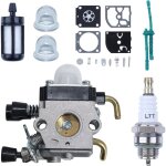 Pour stihl fs38 hs45 fs55 kit de rparation de tondeuse zamarb - 99 l7t bpmr7a bougie d?allumage ms180 ...