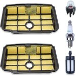 Pour stihl ms193t ms194t kit de mise au point du filtre  air de trononneuse avec filtre  carburant ...
