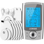 Stimulateur musculaire machine tens impulsion lectronique 24 modes de massage 10 lectrodes batterie ...