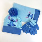Stitch bonnet et gant fille hiver chaud tricot lot de 3 pièces enfant ensemble chapeau hiver bonnet Écharpe ... Stitch bonnet et gant fille hiver chaud tricot lot de 3 pièces enfant ensemble chapeau hiver bonnet Écharpe ...
