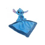Stitch grand doudou plat bleu 20 x 20 cm - peluche enfant et bebe et 1 carte tigre - naissance