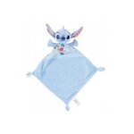 Stitch grand doudou plat bleu 22 x 22 cm - peluche enfant et bebe + 1 carte tigre - naissance