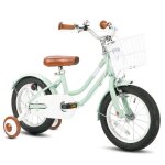 Stitch vlo pour enfants de 16 pouces avec panier et roues auxiliaires pour garons et filles de 4  ...
