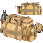 Stockage de matriel de pche sac de pche  la carpe  paule unique grande capacit pour bote  matriel(ja ...