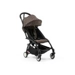 Stokke - poussette yoyo3 pack 6 leopard cadre noir