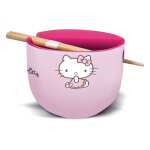 Stor - hello kitty - bol � ramen avec baguettes hello kitty japan