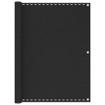 Store de balcon - vidaxl - pehd - 120 x 500 cm - r�sistant aux uv - couleur anthracite