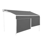Store banne 2 en 1 3x2 m ou 4x3 m - double protection design sobre 3 x 2 blanc Store banne 2 en 1 3x2 m ou 4x3 m - double protection design sobre 3 x 2 blanc