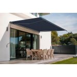Store banne manuel rétractable - cazeboo - vecchio - 4x3m - toile premium 320g / m² - gris - anti - uv ... Store banne manuel rétractable - cazeboo - vecchio - 4x3m - toile premium 320g / m² - gris - anti - uv ...