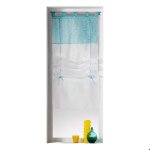 Store droit voilage - tunis - 45 x 180 cm - 100% polyester - vert menthe