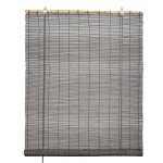 Store enrouleur 100% bambou (gris 120 x 180 cm)