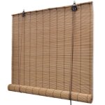 Store enrouleur - helloshop26 - brun - 120 x 160 cm - bambou - tamisant