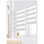 Store enrouleur - sans marque - zebra - blanc - 50 x 150 cm - tamisant - intérieur Store enrouleur - sans marque - zebra - blanc - 50 x 150 cm - tamisant - intérieur