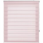 Store enrouleur nuit et jour - store nuit et jour taille 85x250 - store nuit et jour couleur rose blindecor ...