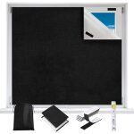 Store enrouleur occultant sans perçage - 100 x 145 cm - avec revêtement thermique - protection solaire ... Store enrouleur occultant sans perçage - 100 x 145 cm - avec revêtement thermique - protection solaire ...