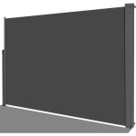 Store latral 180 x 350 cm auvent latral extensibleparavent exterieurretractable brise vuecoupe - vent ...