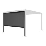 Store lat�ral 3m noir pour pergola bioclimatique palace