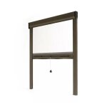 Store moustiquaire recoupable luxe - l80 x h100cm - bronze