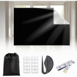 Store occultant portable pour nimporte quelle fen�tre facile � coller sans per�age pour chambre � coucher ...