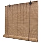 Store roulant - vidaxl - bambou - marron - 120x220 cm