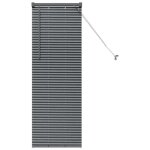 Store v�nitien en aluminium - gris fonc� - 45x130 cm - finition mate - usage int�rieur - robuste - facile ...