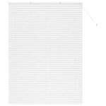 Stores v�nitiens en aluminium - vidaxl - 155x220 cm - blanc - finition mate - montage ext�rieur - fonctionneme ...