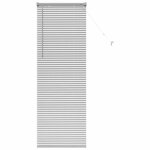 Stores v�nitiens en aluminium - vidaxl - argent� - 55x175 cm - finition mate - fonctionnement manuel ...