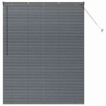 Stores v�nitiens en aluminium - vidaxl - gris fonc� - 150x175 cm - finition mate - montage ext�rieur
