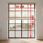 Stores v�nitiens int�rieurs en bambou coccoon (bois naturel 100 x 240 cm) - design naturel et �l�gant ...