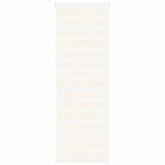 Store z�br� en polyester - vidaxl - beige marbr� - 659 cm largeur tissu - 200 cm hauteur - montage sans ...