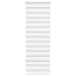 Store z�bre - vidaxl - blanc - 75x200 cm - polyester - s�curit� enfants