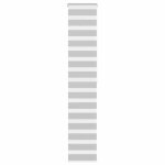 Store z�bre - vidaxl - gris clair - polyester - 50x200 cm - intimit� et protection solaire