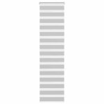 Store z�bre - vidaxl - gris clair - polyester - 55x200 cm - s�curit� enfants