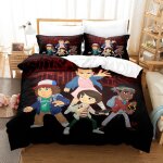 Populaires multicolore housse de couette 3 pi�ces 140x200 avec 2 taie oreillers 65x65 microfibre super ...