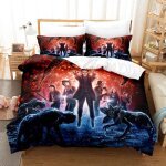 Populaires multicolore housse de couette 3 pi�ces 200x200 avec 2 taie oreillers 50x75 microfibre super ...