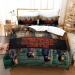 Populaires multicolore housse de couette 3 pi�ces 200x200 avec 2 taie oreillers 50x75 microfibre super ...