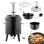 Goulash cannon - strattore - 5en1 - 19 litres en noir - four - fusée avec poêle à griller - barbecue ... Goulash cannon - strattore - 5en1 - 19 litres en noir - four - fusée avec poêle à griller - barbecue ...