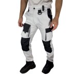 Striker ? pantalon de travail homme blanc multi - poches renforc� cordura st - 1557 - whvat