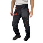 Striker ? pantalon de travail homme noir multi - poches r�sistant tailles s � xxl st - 134 - btp