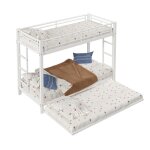 Structure de lit haute qualit� nouveau design 90 * 200cm lits superpos�s lit � cadre en fer lit b�b� ...