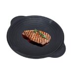 Style coréen rôtissoire ronde antiadhésive sans fumée barbecue poêle à griller en aluminium moulé Style coréen rôtissoire ronde antiadhésive sans fumée barbecue poêle à griller en aluminium moulé