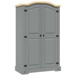 Style �l�gance chic - armoire de rangement pour chambre garde - robe avec 2 portes gamme corona - pin ...