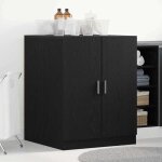 Style �l�gance chic - meuble pour machine � laver - meuble wc - ch�ne noir - 70. 5x71. 5x91. 5cm &fr40667 ...