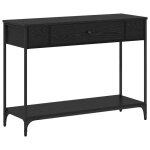 Style lgance chic - table console table de canap troite tables dentre bout de canap chne noir ...