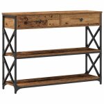 Style �l�gance chic - table console table de canap� �troite tables dentr�e bout de canap� avec tiroir ...