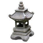 Style japonais cour d�coration r�sine lampe solaire palais lanternes zen paysage lumi�res maison jardinage ...