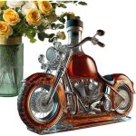 Style moto bouteille de whisky avec bouchons carafe whisky avec design moteur de moto en 3d pour champagne ...